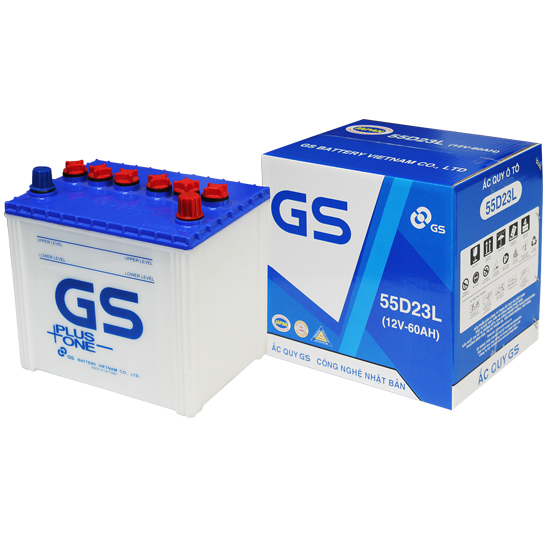 Ắc quy GS 55D23L 12V - 60Ah